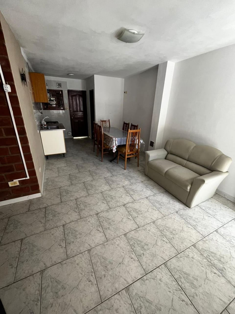 Kitchen or kitchenette, Living room, Dining area
