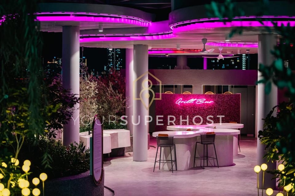 Night, BBQ facilities