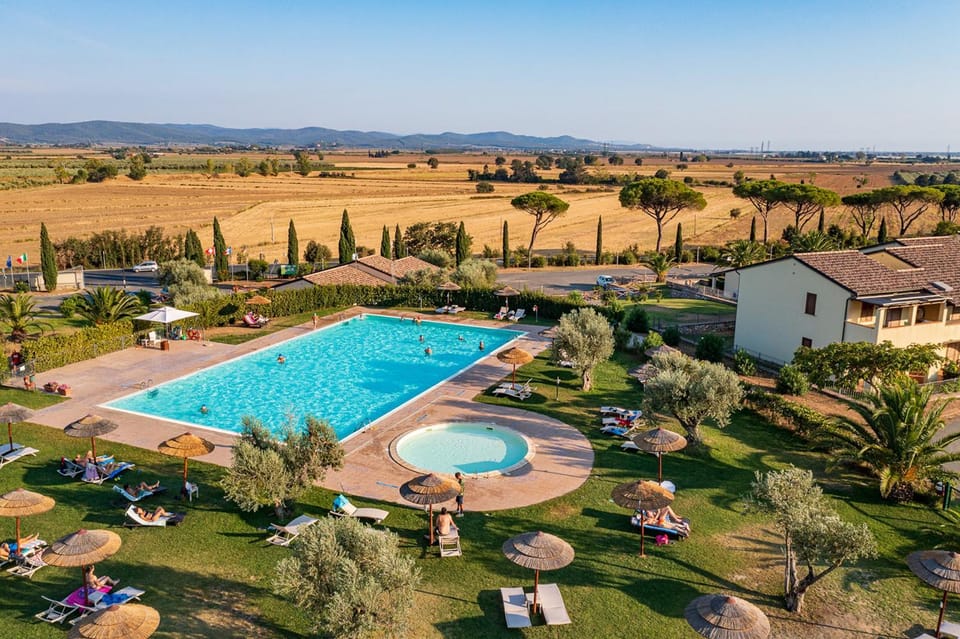 Bird's eye view, Swimming pool