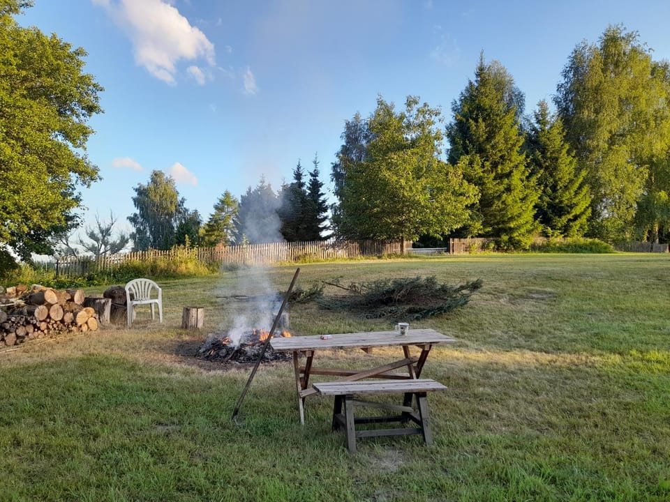 Natural landscape, BBQ facilities