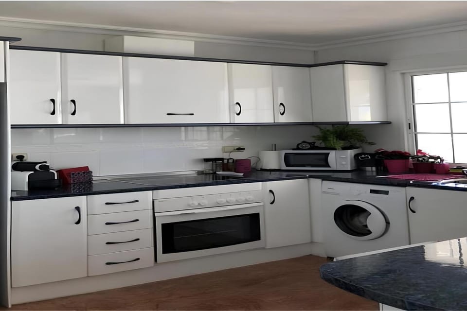 Kitchen or kitchenette, stove, kitchen