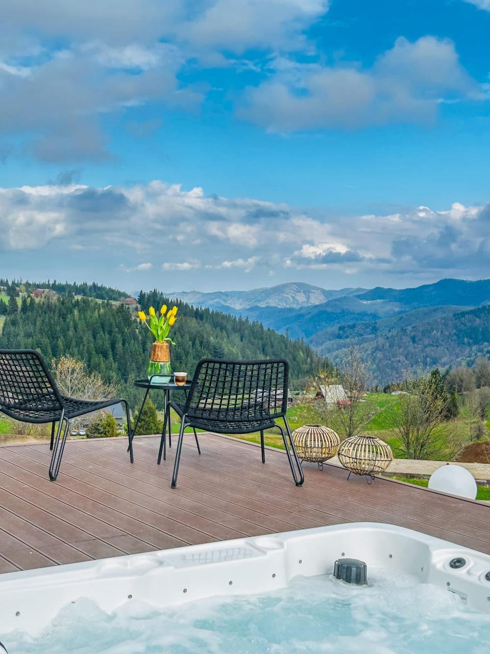Day, Natural landscape, Hot Tub, View (from property/room), Mountain view