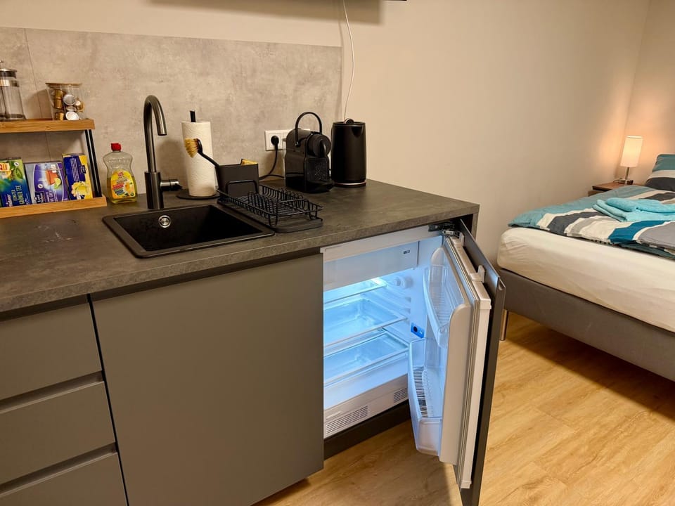 Kitchen or kitchenette, kitchen