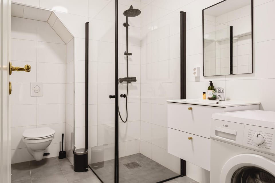 Shower, Toilet, Bathroom, washing machine