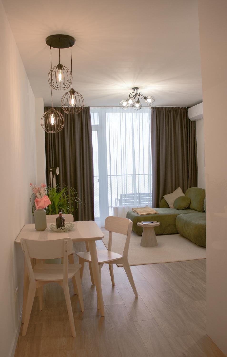 Living room, Seating area, Dining area