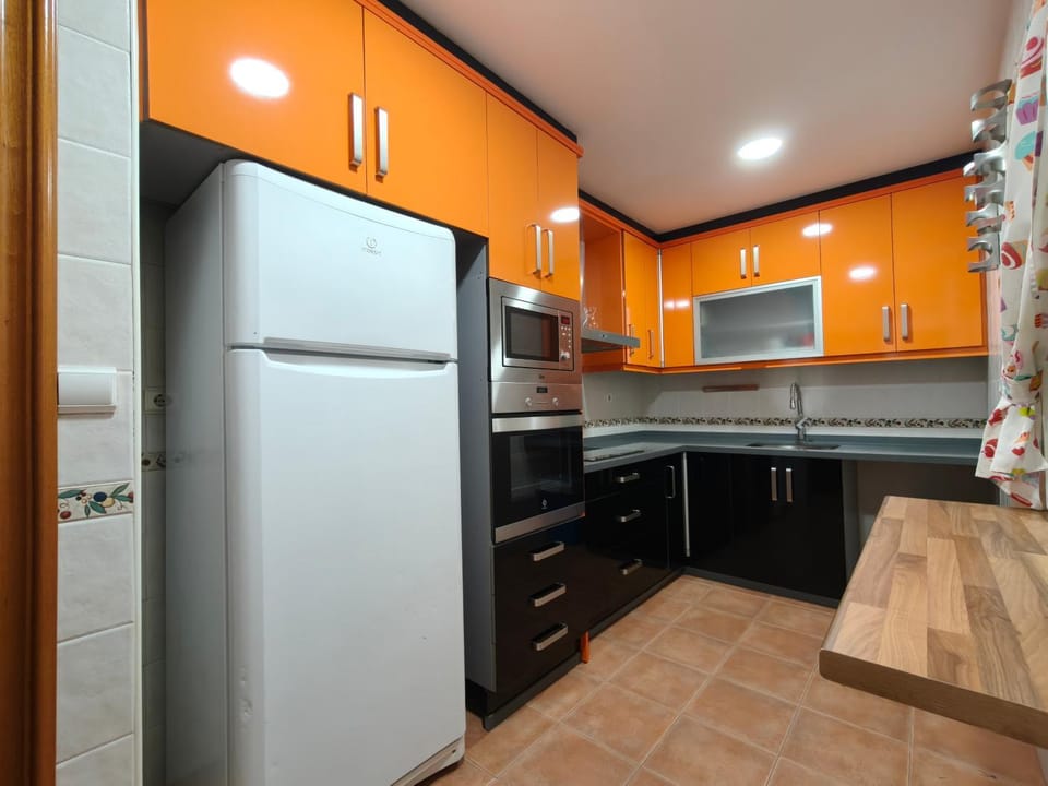 Kitchen or kitchenette, oven, stove