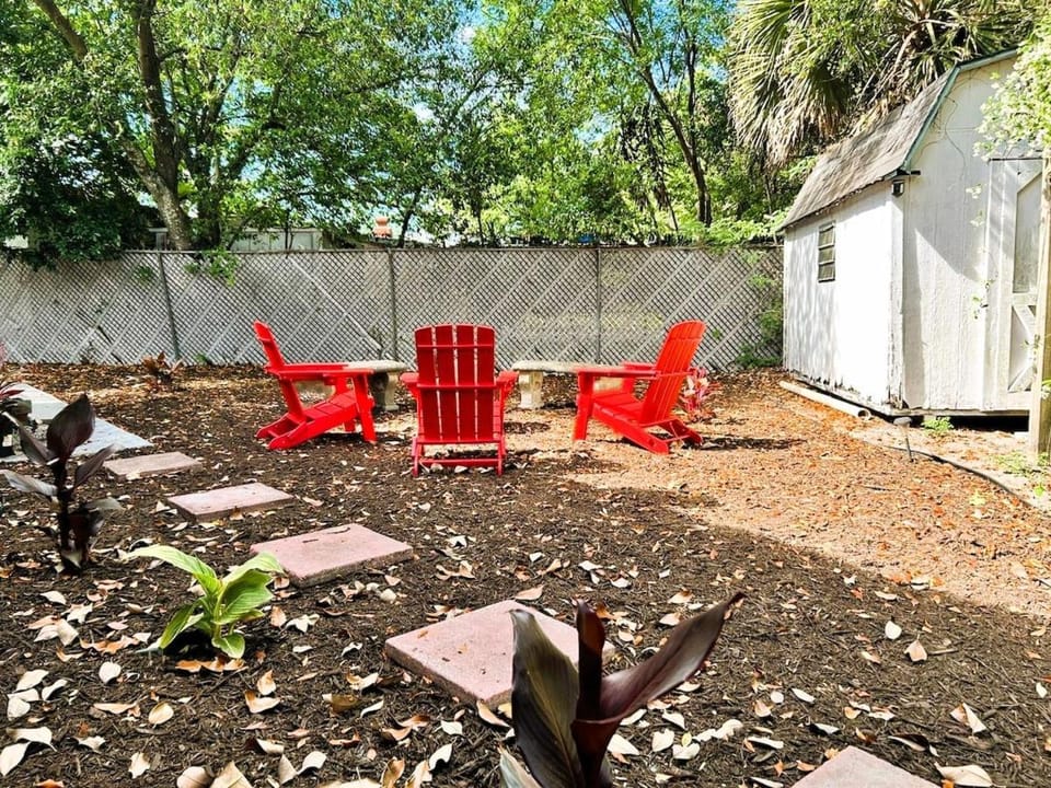 Garden, Garden view, sunbed