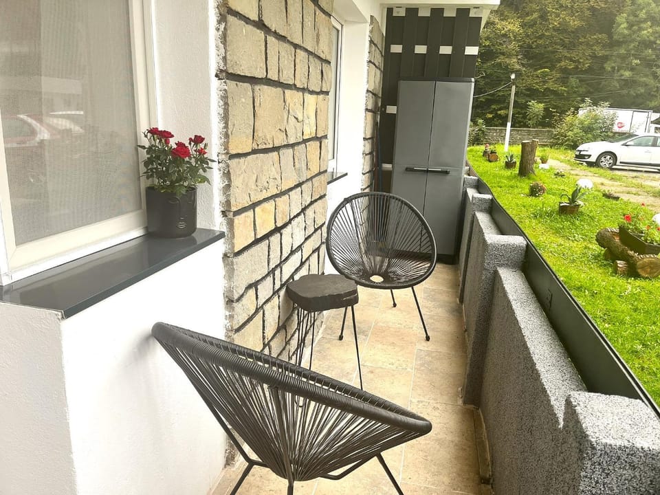Deer House - Fireplace 1BR near Sinaia Plaza Apartment in Brașov County