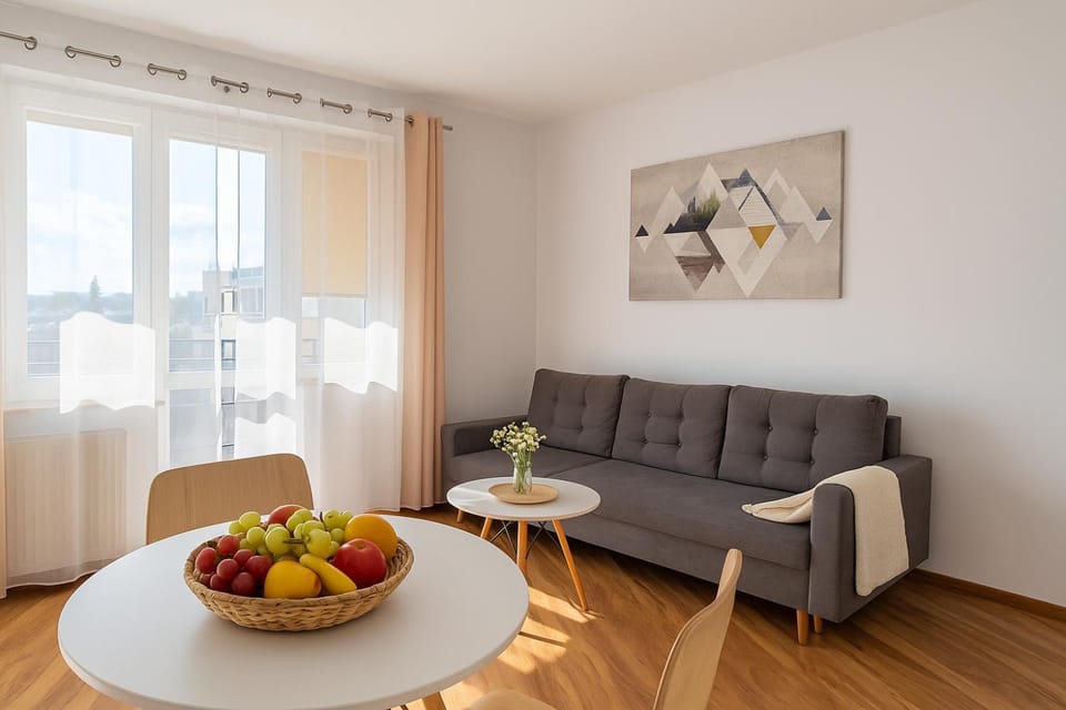 Apartament nad Brdą dla 4 osób z kuchnią Apartment in Greater Poland Voivodeship