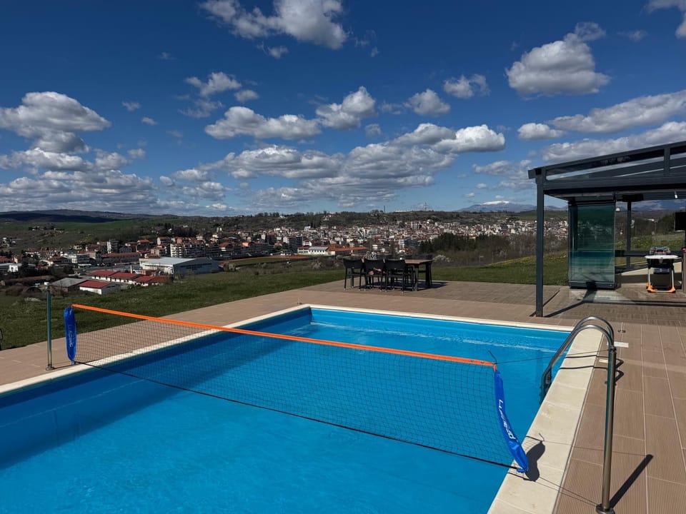 Natural landscape, Mountain view, Pool view, Swimming pool