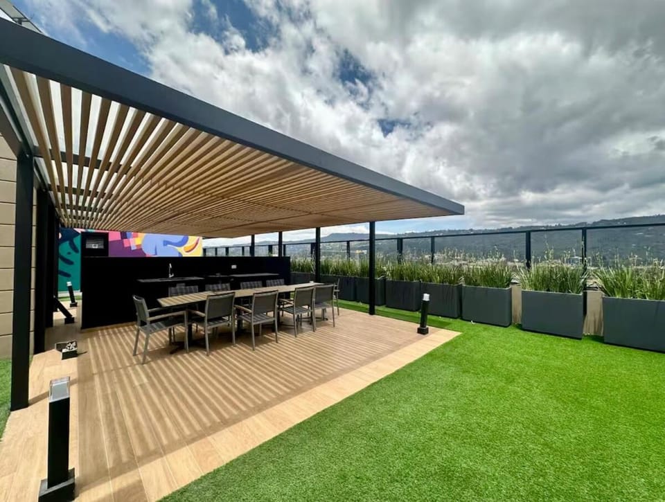 Loft-style studio with the best view in Chia Apartment in Chía