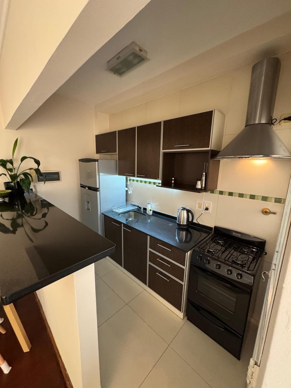 Kitchen or kitchenette, minibar