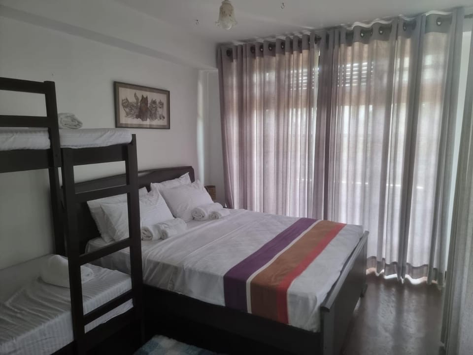 Bed, Photo of the whole room, Bedroom, bunk bed