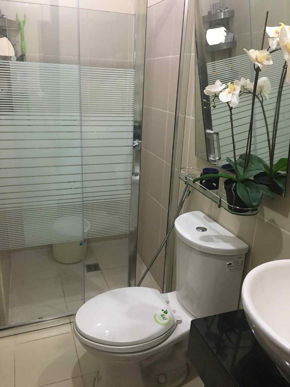Shower, Toilet, Bathroom, bidet, towels
