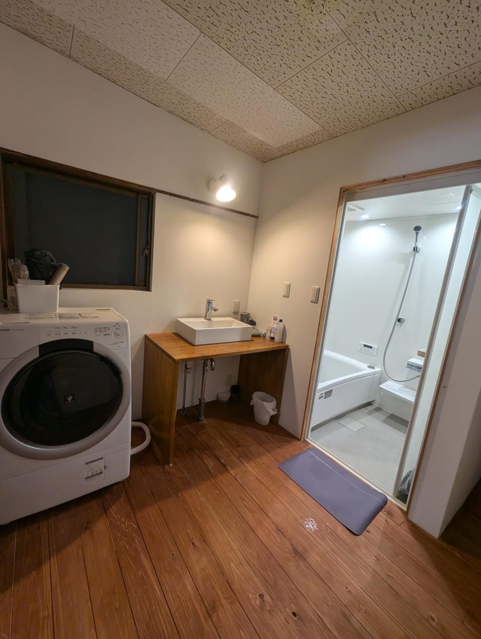 Shower, Bathroom, washing machine, dryer