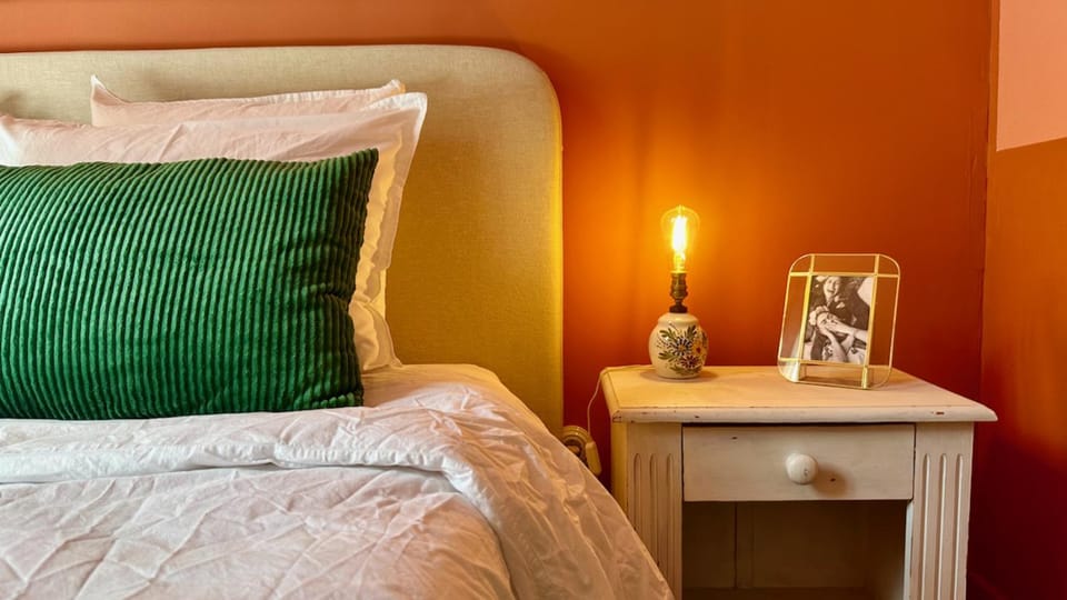 Bed, Decorative detail, Bedroom