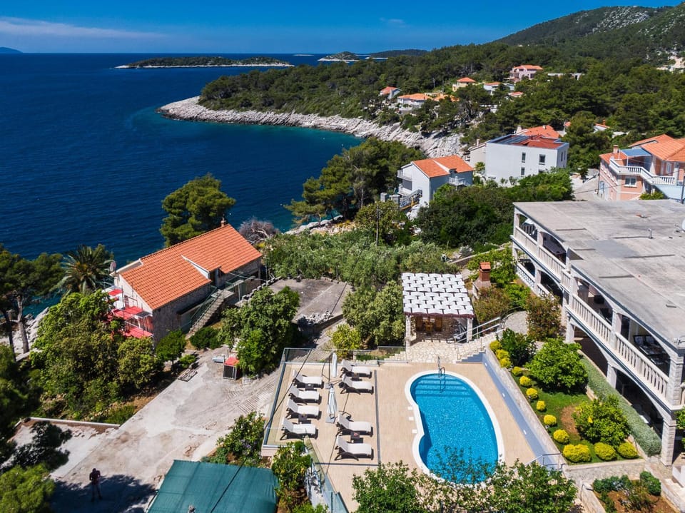 Bird's eye view, Pool view, Swimming pool