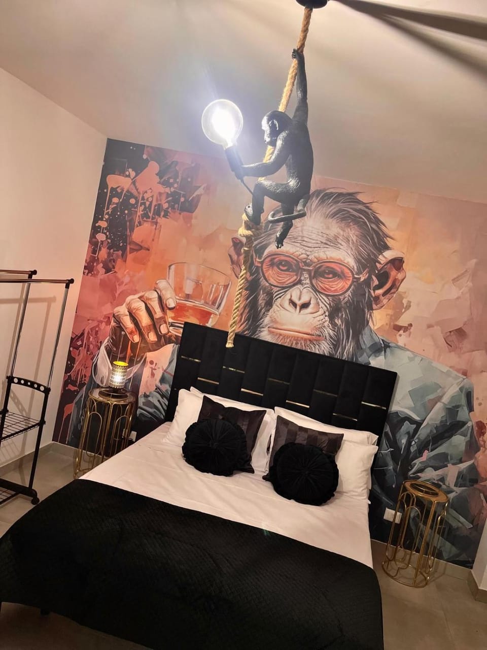 Bed, Decorative detail, Bedroom