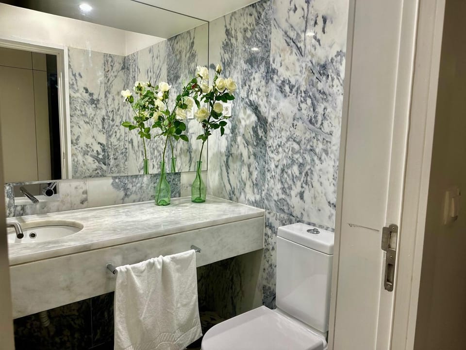 Toilet, Bathroom, towels