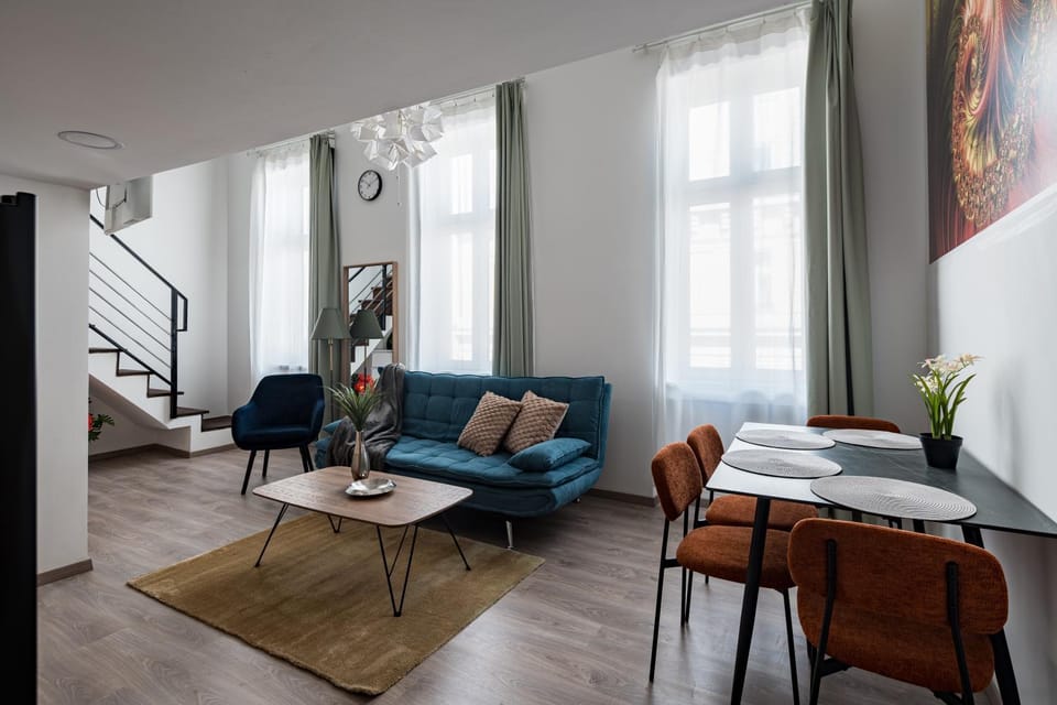 Living room, Seating area, Dining area