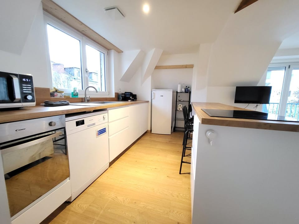 TV and multimedia, Kitchen or kitchenette, dishwasher, oven, stove