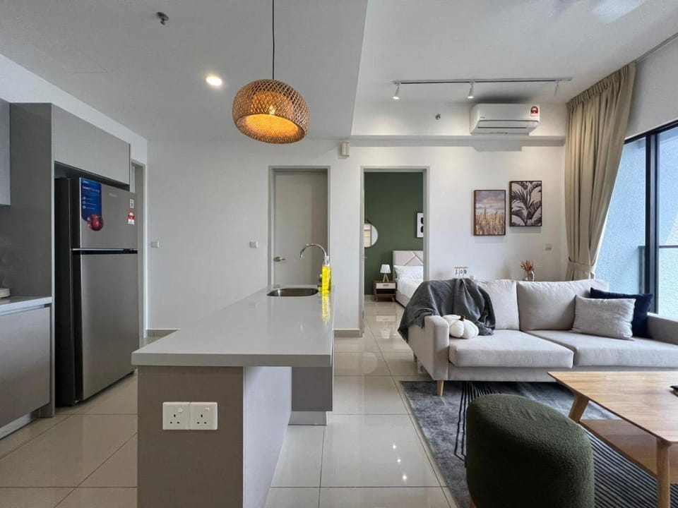 Kitchen or kitchenette, Living room