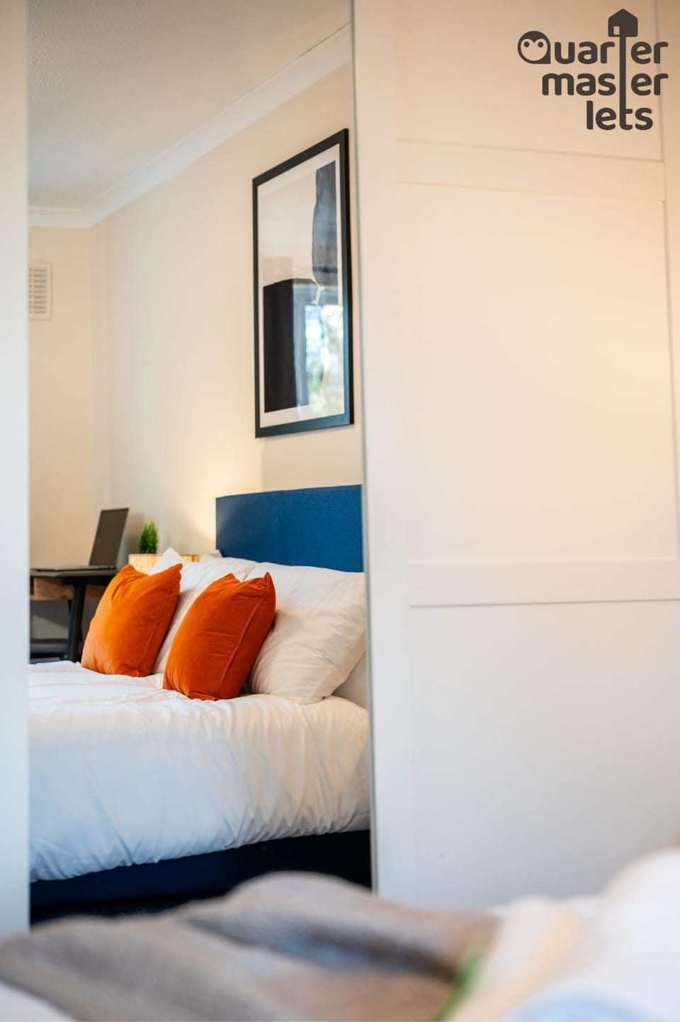 Bed, Decorative detail, Bedroom, furniture, hair dryier, heating, internet, storage, towels, wardrobe, laundry