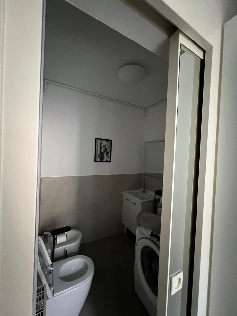 Toilet, Bathroom, washing machine