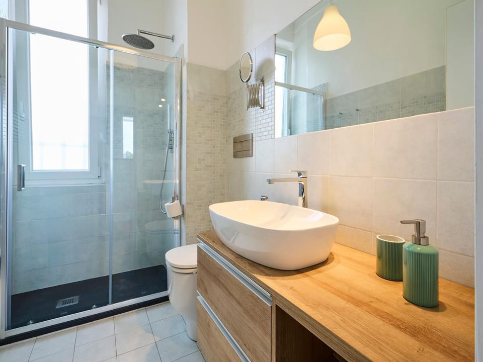Shower, Toilet, Bathroom, towels