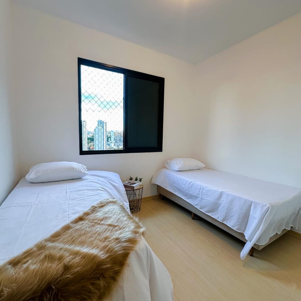 Apê Turquesa I Vista incrível Vila da Serra MaterDei Biocor Nova Lima Apartment in Belo Horizonte