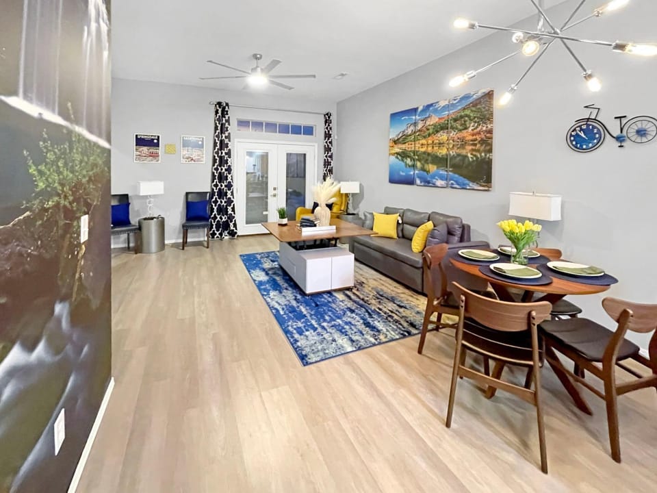 The Stay at Steuben Fire Pit Brand new furniture Apartment in Springdale