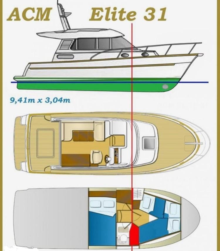Bateau 4 à 6 pers hyper centre Lorient Docked boat in Lorient