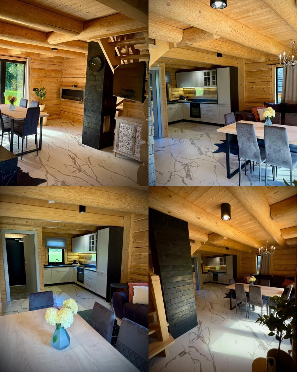 Kitchen or kitchenette, Living room, Seating area