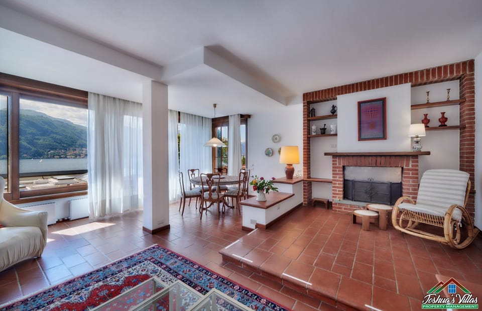 Villa Rosa with Air Conditioning and Lake View Villa in Lierna