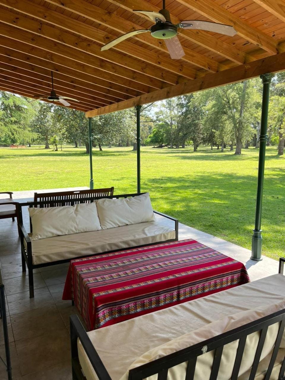 Patio, Day, Garden view