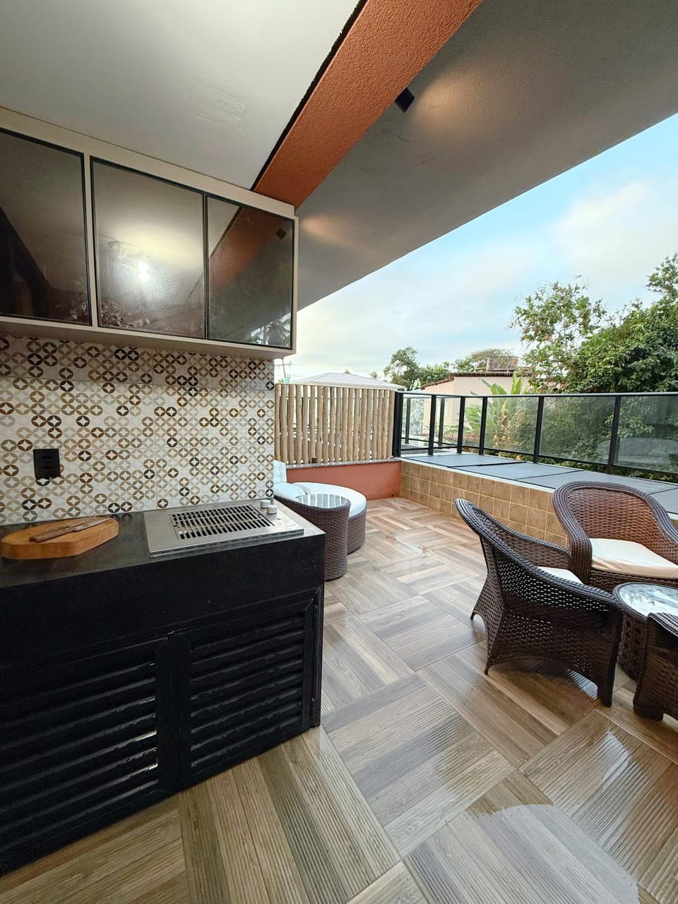 Patio, Day, Natural landscape, View (from property/room), Balcony/Terrace, Living room, Seating area, Dining area, Pool view, Swimming pool