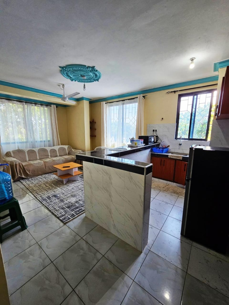Kitchen or kitchenette, Living room, kitchen