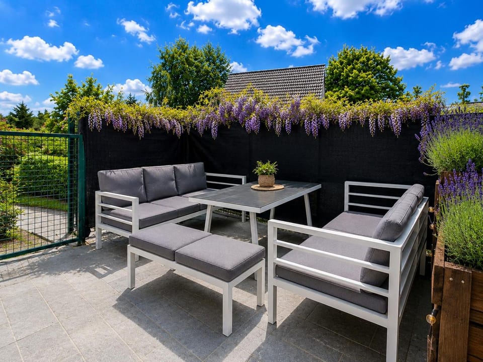 Property building, Patio