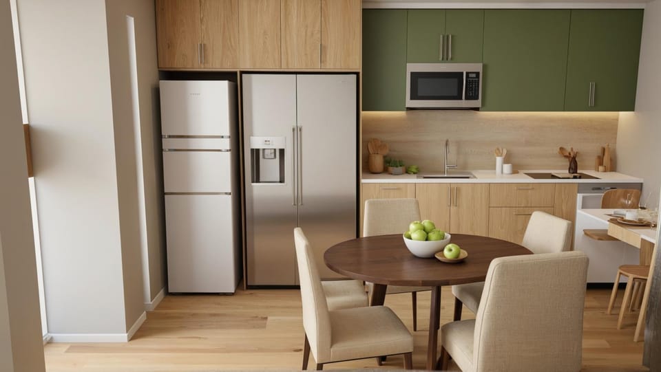 Kitchen or kitchenette, Dining area