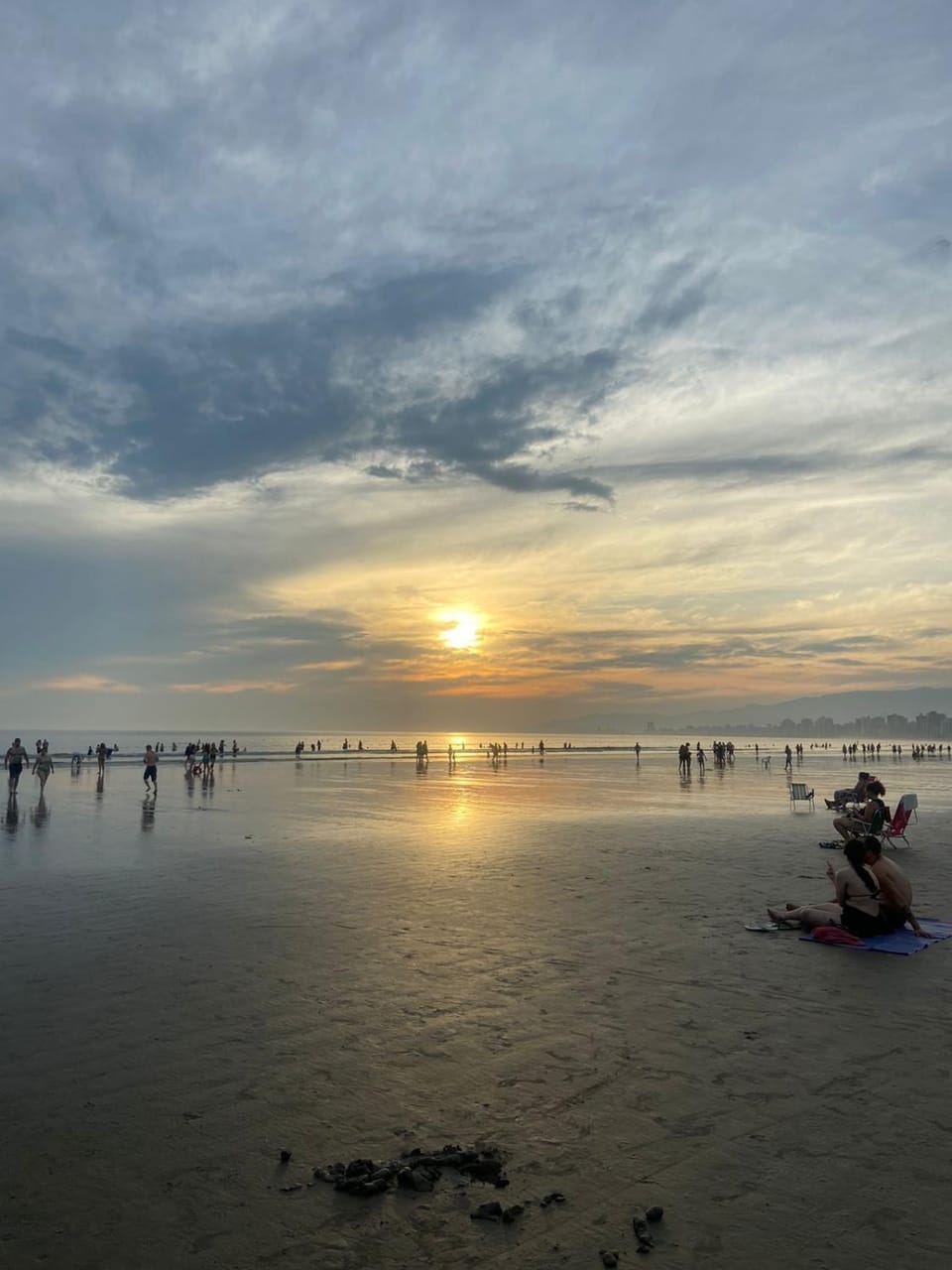Natural landscape, Beach, Sunset