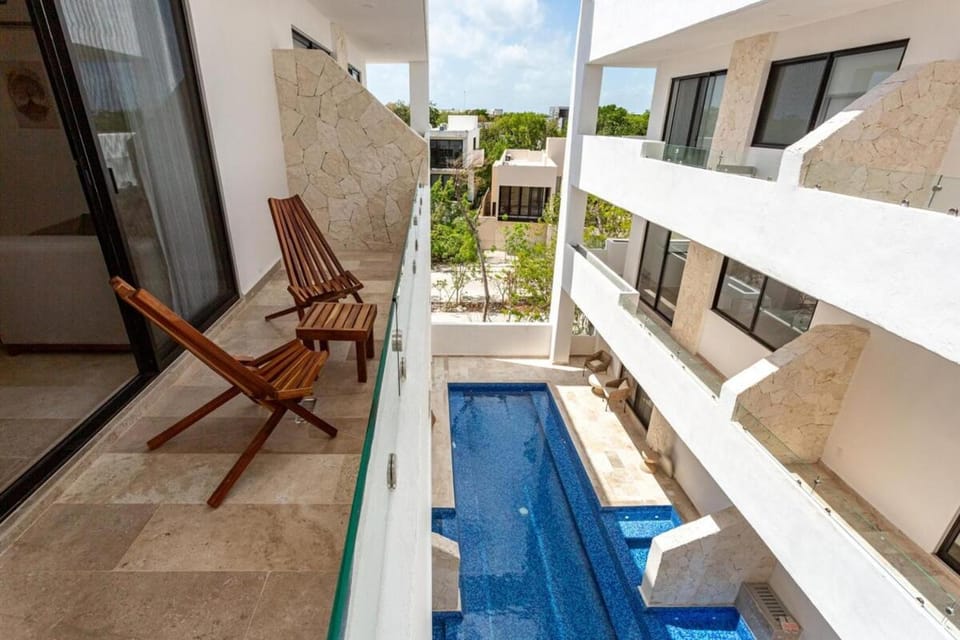 Modern Apartment with Pool in Tulum, 1 Bedroom Apartment in State of Quintana Roo