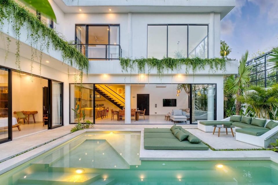 Rooftop Villa Elegant 4BR Retreat in Umalas Villa in North Kuta