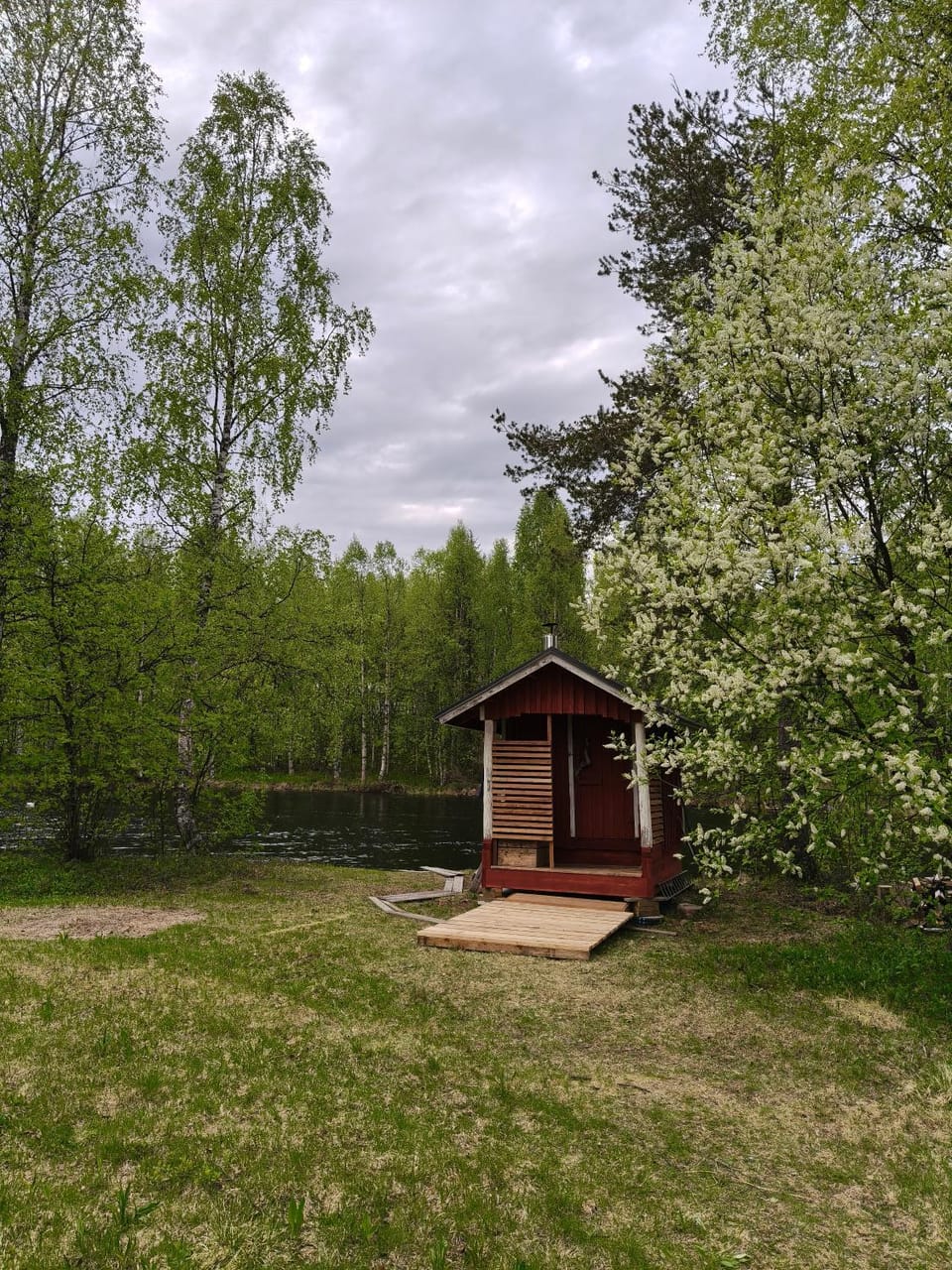 Natural landscape, Garden, Sauna