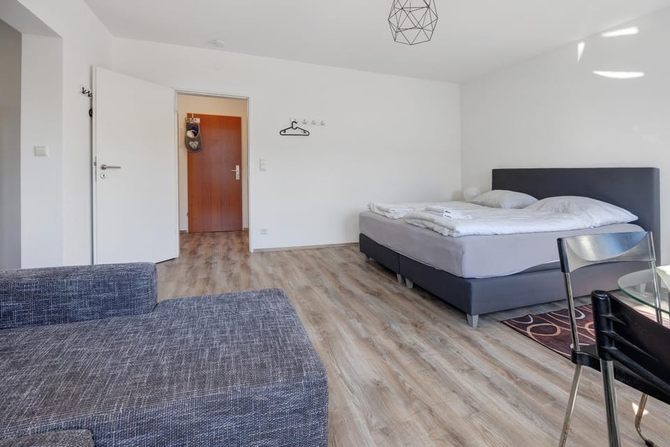Property building, Living room, Bedroom