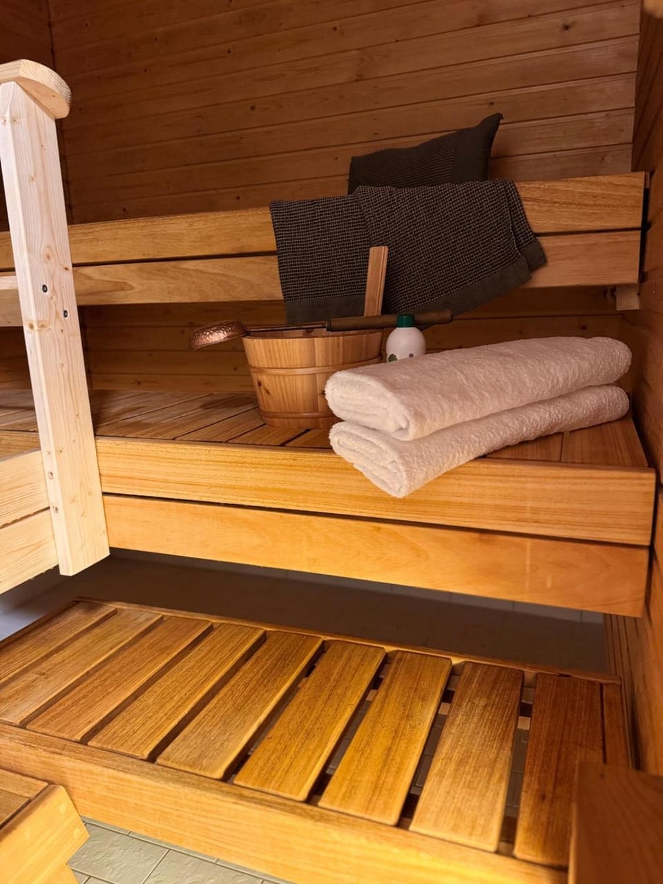 Sauna, Sauna, towels