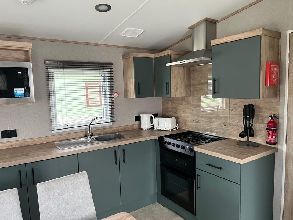 Modern Caravan 2025 with Decking House in Morecambe
