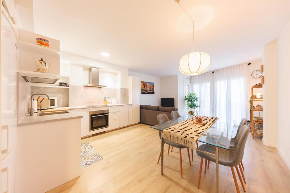 Kitchen or kitchenette, Living room, Dining area, dishwasher, oven, stove