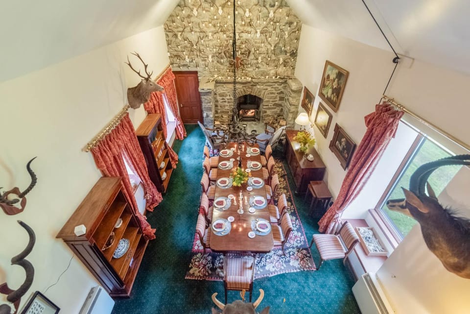 Dining area, group of guests
