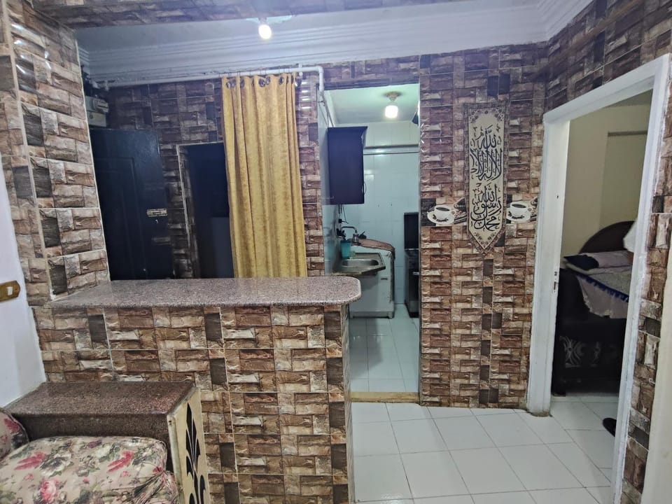 Kitchen or kitchenette, Living room, Seating area