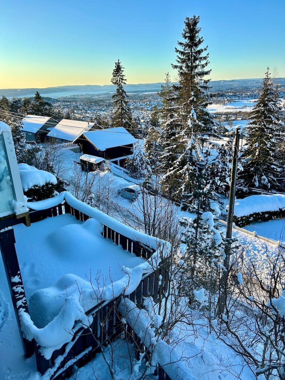 Day, Winter, Mountain view